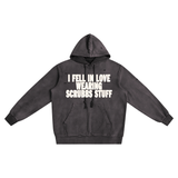 HeartFelt Teared Washed Hoodie