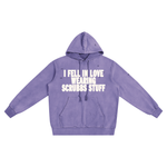 HeartFelt Teared Washed Hoodie